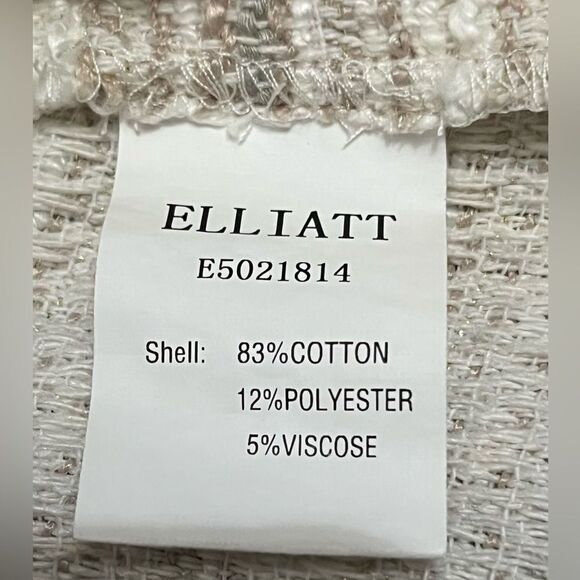 Elliatt Bliss Tweed Shorts in Maize Premium Australian Designer Size Medium - Picture 9 of 12